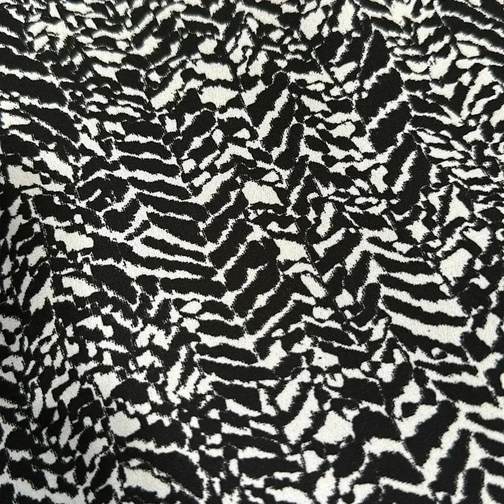 Decree Women's Black and White Sleeveless Shift Dress Size XL NWT - Picture 3 of 6